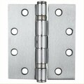 Global Door Controls 4.5 in. x 4 in. Stainless Steel Commercial Ball Bearing Non-Removable Pin Squared Hinge CS4540BBNRP-32D
